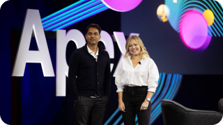 People standing at Apex