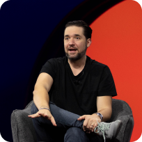 Person sitting and speaking